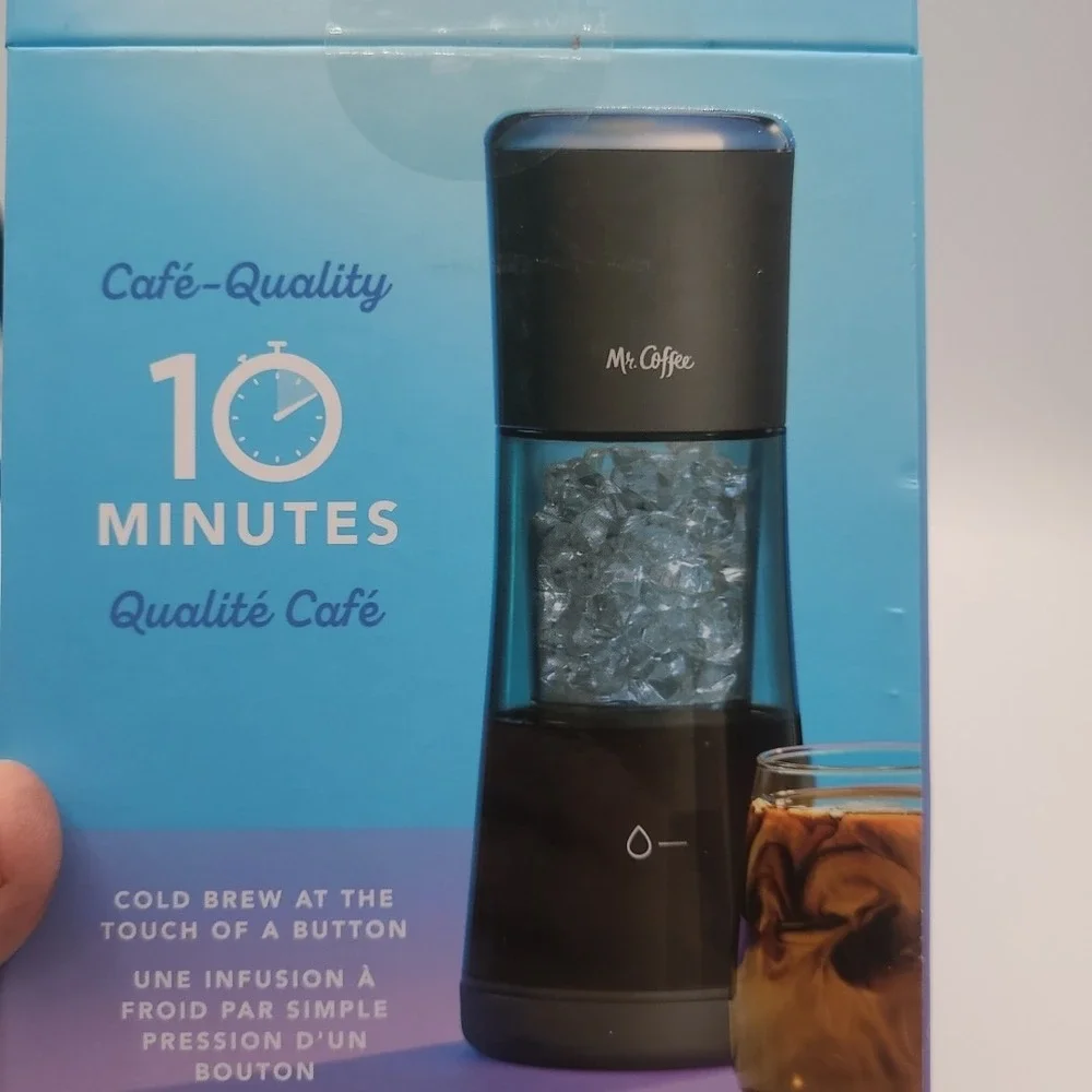 Mr. Coffee 13 oz 10 Minute Express Cold Brew Maker | Black |‎ New/Sealed